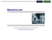 Tablet Screenshot of mansions.com